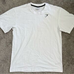 NWOT Gymshark White Essential Oversized T-Shirt, Men’s Small